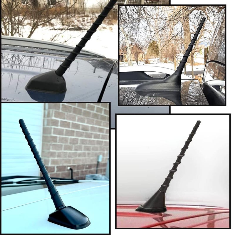 KSaAuto Antenna for Toyota Prius Corolla Rav4 Celica Matrix Yaris Hatchback 1996-2019, Short Toyota Prius Corolla Antenna Replacement, 7 Inch Car Roof Prius Accessories for AM FM Radio Reception - Image 2